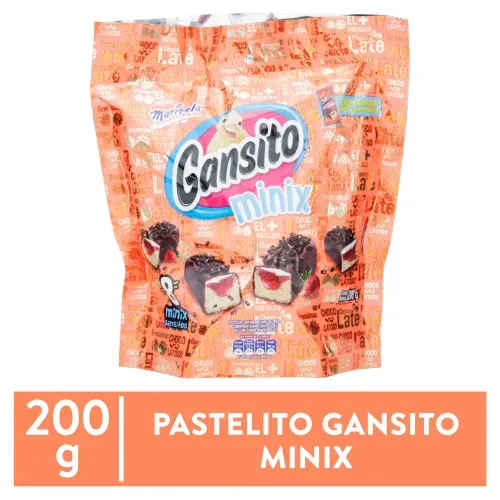 Gansito Marinela Minix 8p 200 g