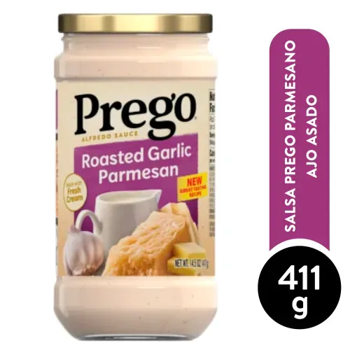 Salsa Prego Alfredo Ajo Parmesano 411G