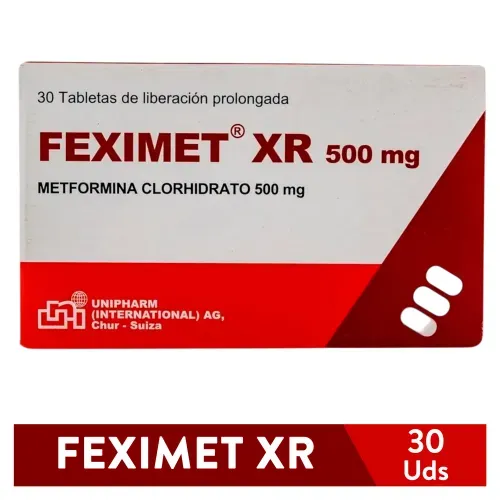 Feximet Xr  500 Mg X 30 Tabletas