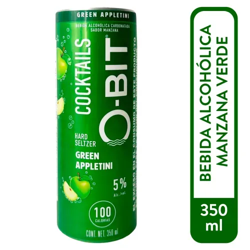 Obit Hard Seltzer Green Apletini 350ml