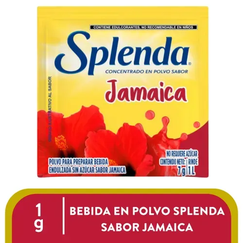 Bebida Polvo Splenda Jamaica 7 g