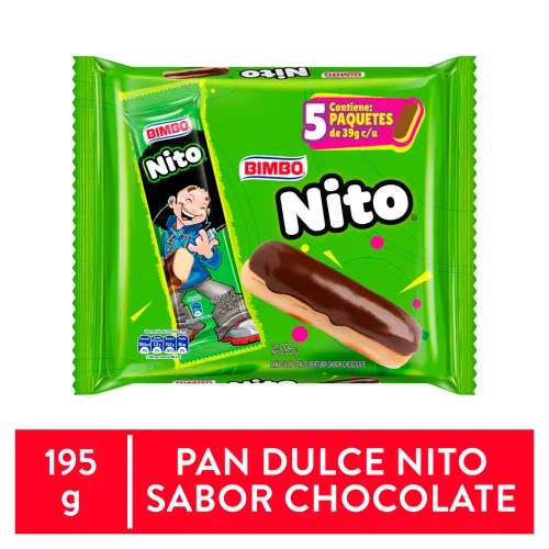 Pan Dulce Bimbo Nito 5 Pack 195g