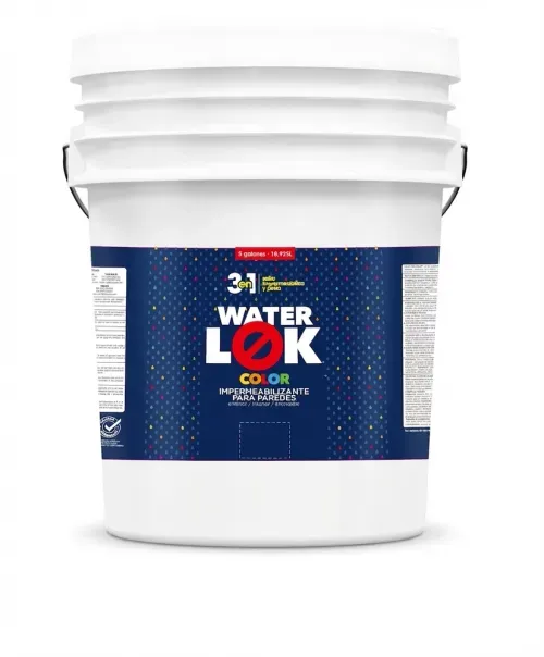 Pintura Impermeabilizante Waterlok Para Pared. 5 Años De Garantía- Cubeta