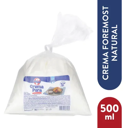 Crema Foremost Natural Bolsa - 500ml