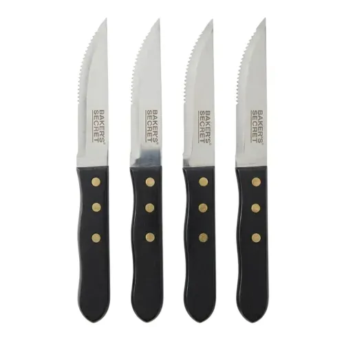 Set 4 Cuchillos Para Carne 4 Bakers Secr