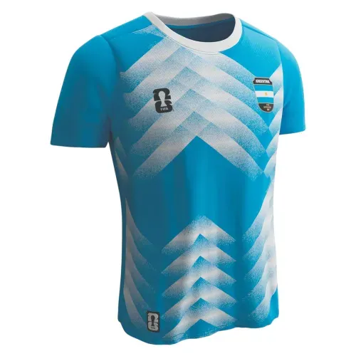 Camiseta deportiva FIFA Argentina manga corta para mujer - Talla S