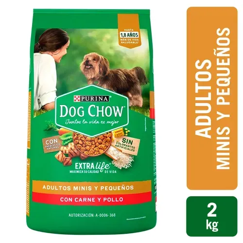 Comida para perro Purina Dog Chow Adulto minis y pequeños - 2 kg