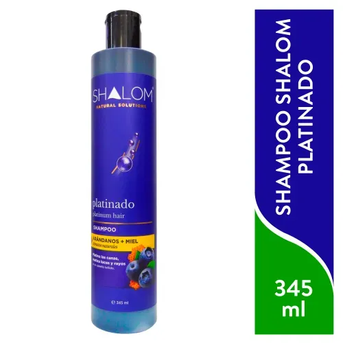 Shampoo Shalom Platinado - 345ml