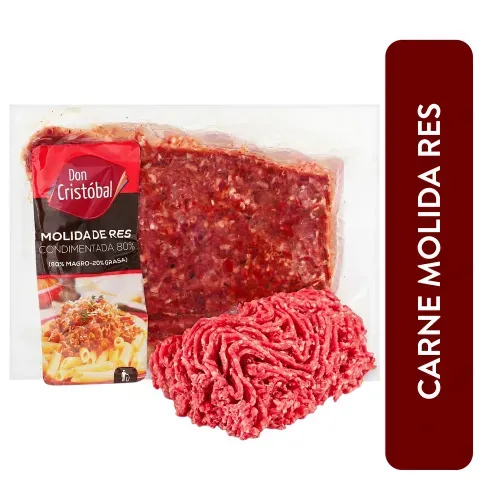 Molida Condimentada Empacada 80% Carne 20% Grasa - Precio Indicado Por Libra
