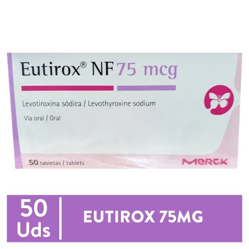 Eutirox 75 Mcg Tabletas Una Caja