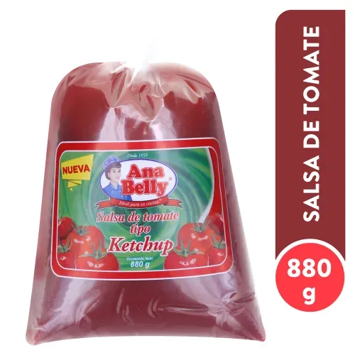 Salsa Ana Belly Tipo Kétchup Bolsa - 900 g