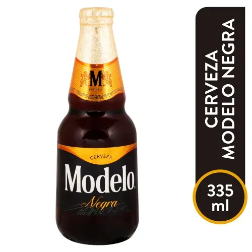 Cerveza Modelo negra botella de vidrio - 355 ml