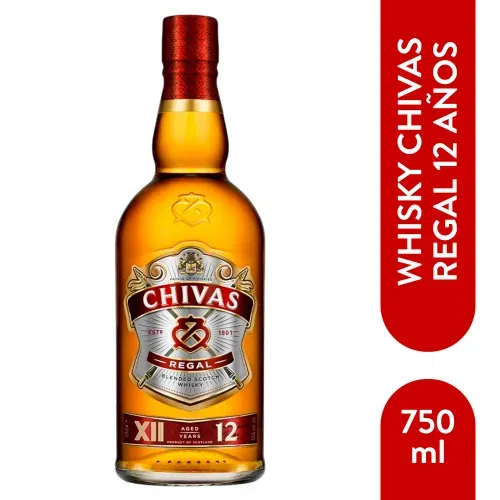 Whisky Chivas Regal 12 años - 750 ml