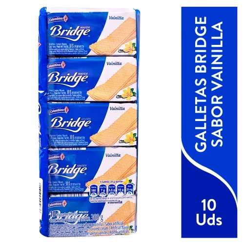 Sorbeto Bridge Vainilla Colombina 24Bs 10 - 300 g