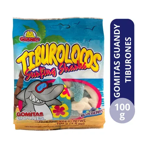 Gomitas Guandy Tiburolocos - 100 g