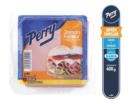 Jamón Familiar Perry Pollo y Cerdo - 400 g