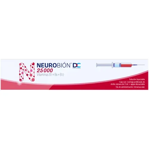 Jeringa Prellenada Neurobión DC 25000 Complejo B - 1 Ud
