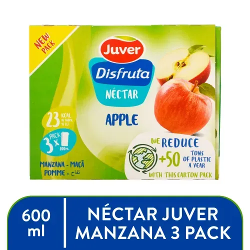 Nectar Juver Disfruta Manz 3pack 600ml