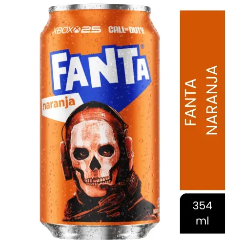 Gaseosa Fanta Naranja Regular Lata - 354 ml