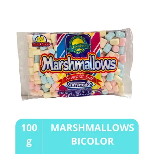 Marshmallows Guandy Mini Mini Bicolor - 100 g.