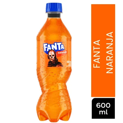 Gaseosa Fanta naranja - 600 ml