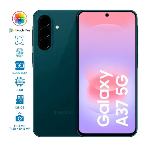 Celular Samsung A37 6GB 128GB Almacenamiento