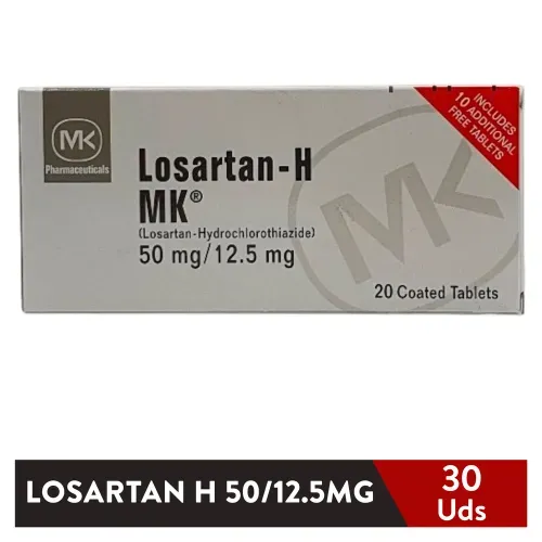 Losartan h 50mg12. Caja x 20 Tab