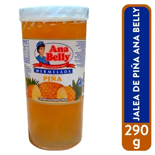 Mermelada Piña Ana Belly Vidrio  290G