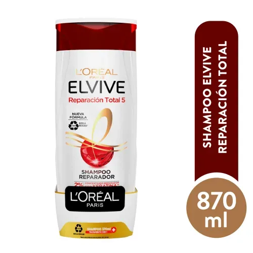 2 Pack Elvive Rt5 Sh y Cpp 870 ml
