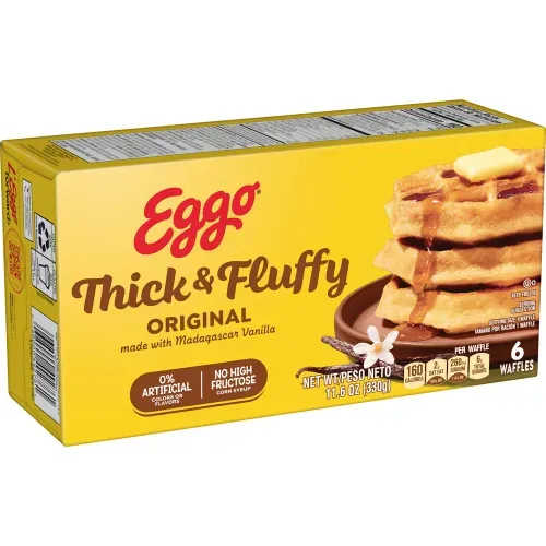Waffles Kelloggs Eggo Original Thick and Fluffy - 319 g
