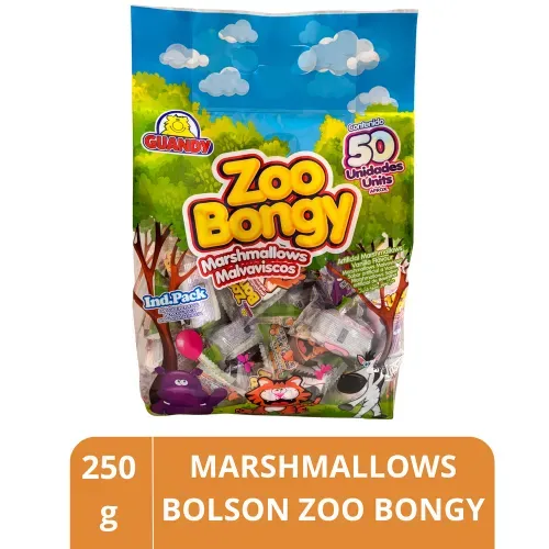 Marshmallows Guandy Bongy Zoo Bolsón - 250 g