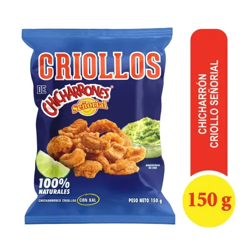Chicharrón Señorial tortillero sal -150g
