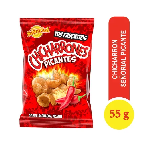 Snack Chicharron Bbq Picante 55g