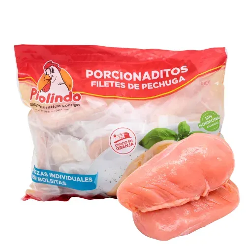 Filete Pechuga De Pollo Pio Lindo Porcionaditos - bolsa de 5 lbs aproximadamente