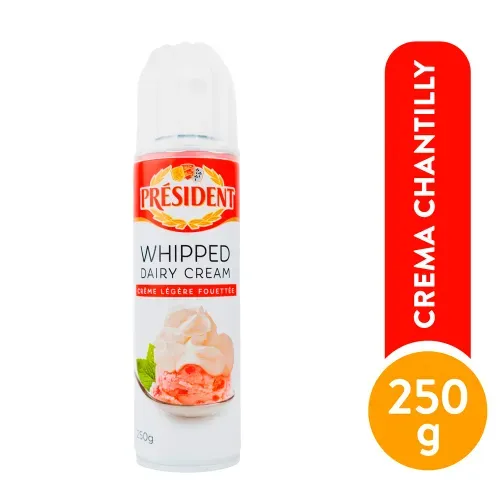 Crema Batida President En Aerosol - 250g