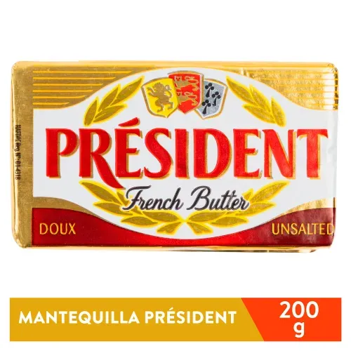 Mantequilla President sin sal cremosa - 200 g