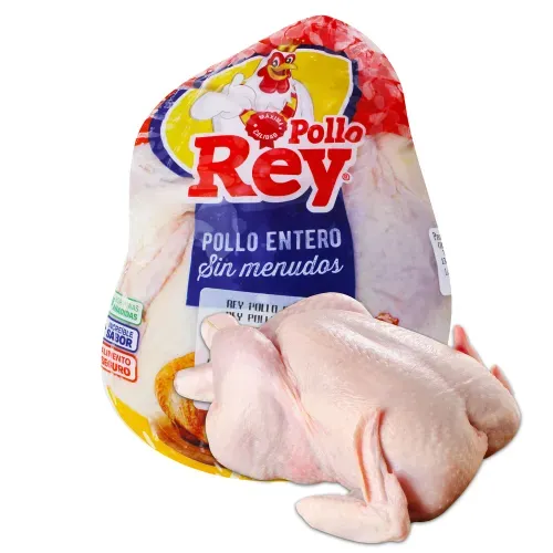 Pollo Entero, Pollo Rey, Sin Menudos de 3 Lbs Aproximadamente - Precio indicado por Libra