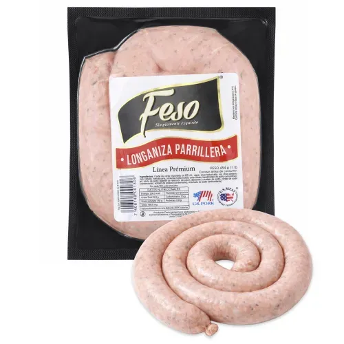 Longaniza Feso de parrilla premium empacado - 1 lb