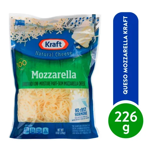Cheese Kraft Mozzarela Rallada 226g
