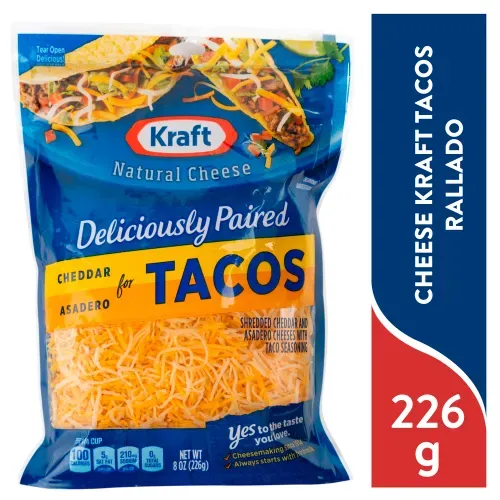 Cheese Kraft Tacos Rallado 226g