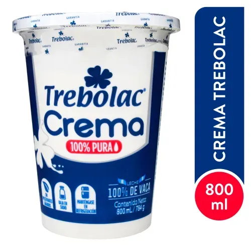 Crema Trebolac Pura - 800ml