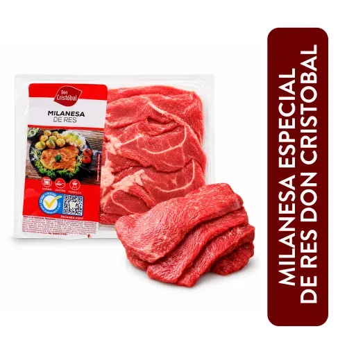 Milanesa Don Cristobal De Res Empacado - 1lb