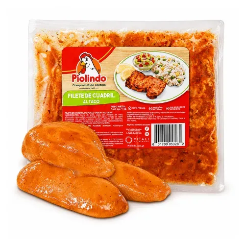 Filete De Cadera Piolindo Sabor Taco, Precio indicado por libra