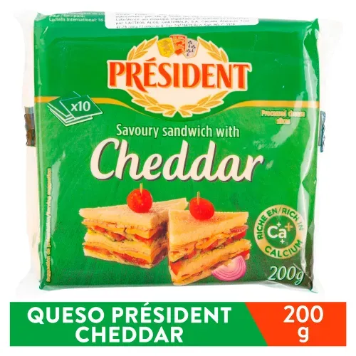 Queso President With Cheddar - 200 g