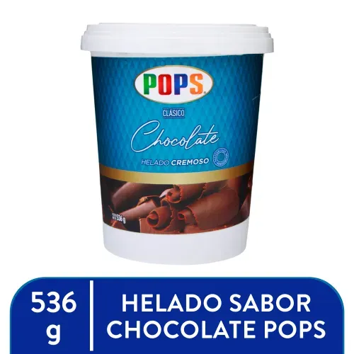 Helado Pops Cremoso De Chocolate - 536 g