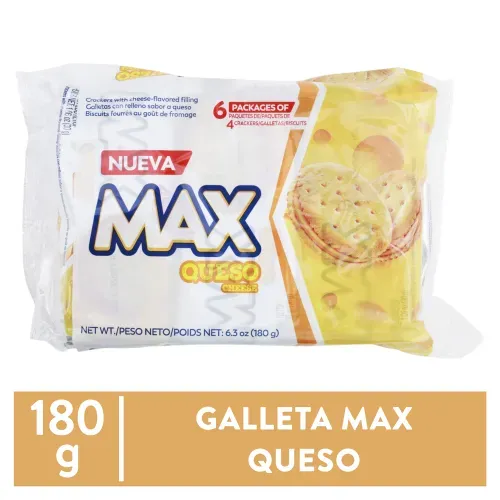Galleta Max Queso De 180g