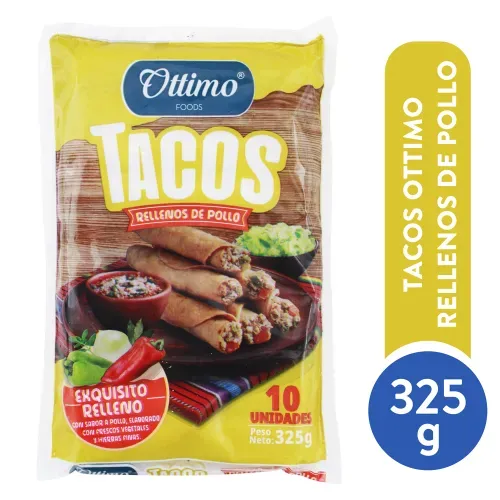 Tacos Ottimo Rellenos De Pollo - 325 g