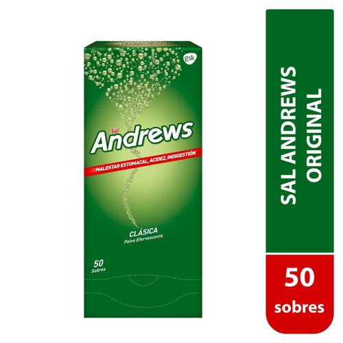 Sal Andrews Panadol Original 50 sobres