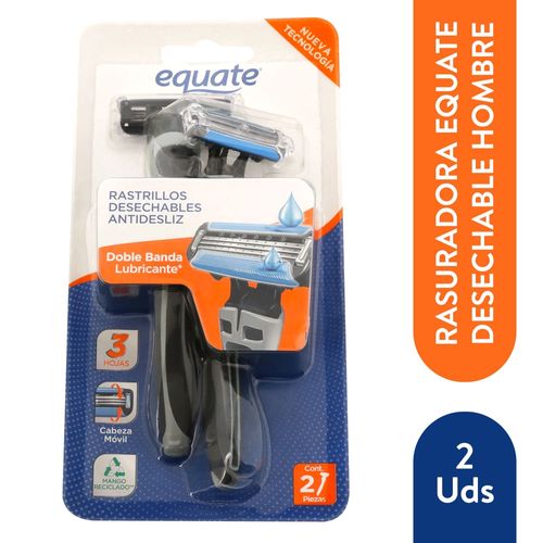Rasuradora Desechable Equate Hombre 2pz