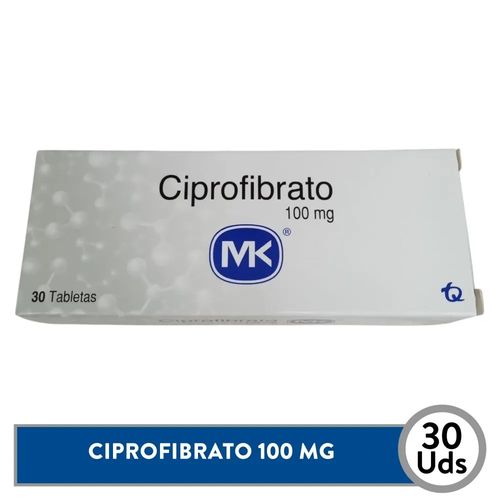 Ciprofibrato 100 mg Caja x 30 Tab